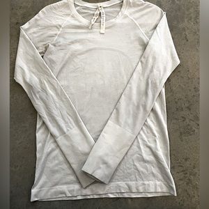 White swiftly tech long sleeve
